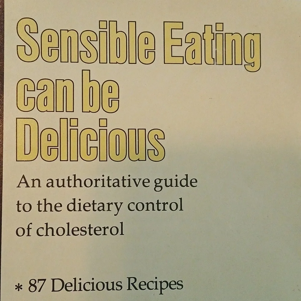 Vintage 70's Sensible Eating Can Be Delicious Guidebook Paperback Recipes